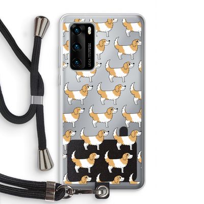Doggy: Huawei P40 Transparant Hoesje met koord