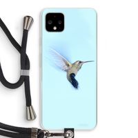 Kolibri: Pixel 4 XL Transparant Hoesje met koord