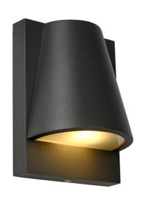 Lucide LIAM - Wandlamp Buiten - 1xGU10 - IP44 - Antraciet