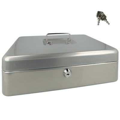 Westcott ac-e51002-zi geldkist 301x242x91mm zilvergrijs, kunststof inzet met 5 vakken Westcott ac-e51002-zi geldkist 301x242x91mm zilvergrijs, kunststof inzet met 5 vakken