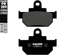GALFER remblokken "fd209" brake pad fd209 g1054 organic standrd
