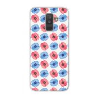 Klaproosjes: Samsung Galaxy A6 Plus (2018) Transparant Hoesje