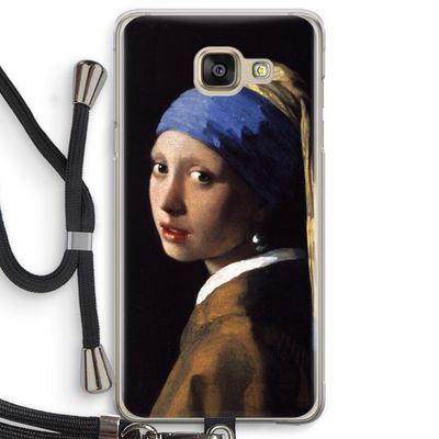 The Pearl Earring: Samsung Galaxy A5 (2016) Transparant Hoesje met koord