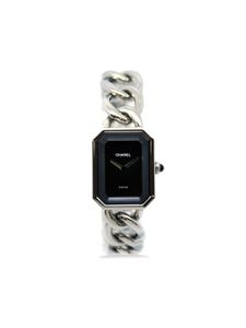 CHANEL Pre-Owned montre Première 20 mm pre-owned (1987) - Noir