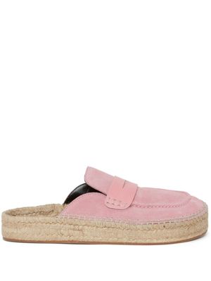 JW Anderson espadrilles en daim - Rose