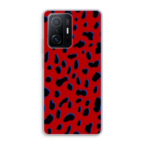 Red Leopard: Xiaomi 11T Pro Transparant Hoesje