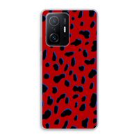 Red Leopard: Xiaomi 11T Pro Transparant Hoesje