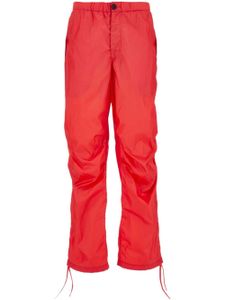 Ferragamo pantalon droit à quatre poches - Rouge