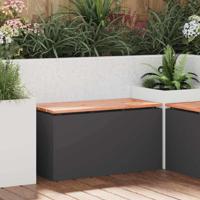 Tuinbank Zwart 80 x 40 x 43 cm Staal