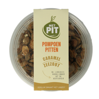 Met PIT Pompoenpitten caramel zeezout 150 Gram