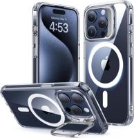 iPhone Classic Hybrid Case with Stash Stand (HaloLock) Clear