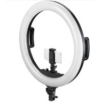 BRESSER STR-48B Bi-Color LED Ringlamp 48W dimbaar met Camera- en Smartphonehouder