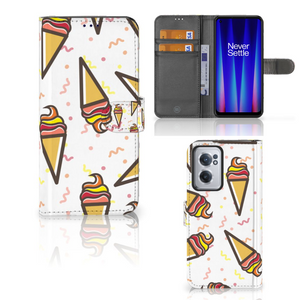 OnePlus Nord CE 2 Book Cover Icecream