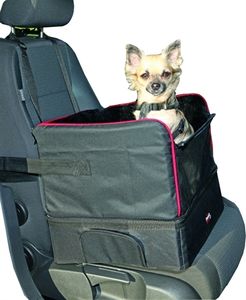 Trixie autostoel voor kleine honden zwart 45x38x37 cm