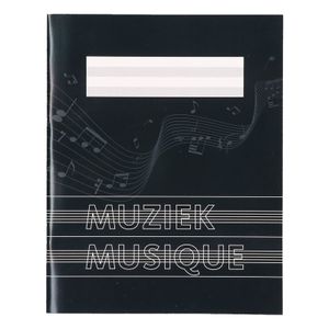 1x stuks A5 muziekschriften zwart