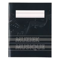 1x stuks A5 muziekschriften zwart - thumbnail