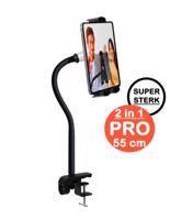 Tablet houder & Telefoonhouder PRO (2 in 1) 55 cm SUPER STERK