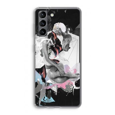 Camouflage de sommeil: Samsung Galaxy S21 Transparant Hoesje