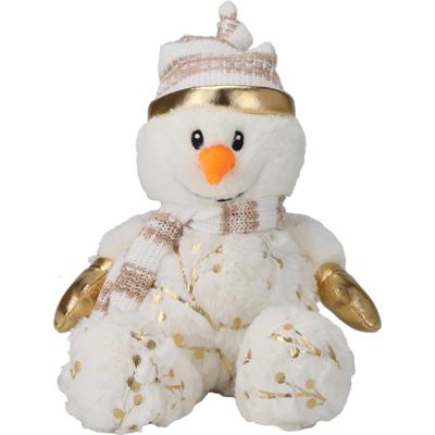 Sneeuwpop pluche 23cm