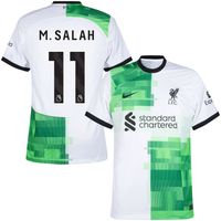 Liverpool Shirt Uit 2023-2024 + M. Salah 11 - thumbnail