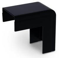 Canalit Systeem25 buitenbocht met bodemstuk 25x13mm zwart - 4745715