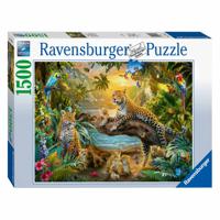 Ravensburger Puzzel Luipaarden in de Jungle, 1500st. - thumbnail