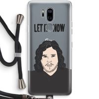 Let It Snow: LG G7 Thinq Transparant Hoesje met koord