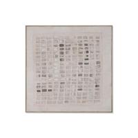 Schilderij 3D Home ESPRIT Jute polyestyreen 100 x 4 x 100 cm