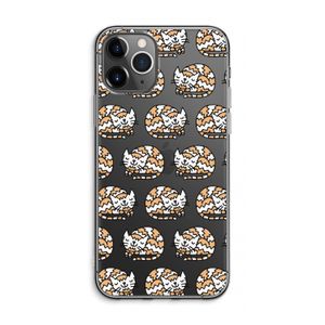Slapende poes: iPhone 11 Pro Max Transparant Hoesje