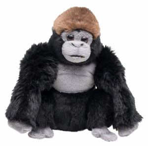 Pluche gorilla knuffels 18 cm