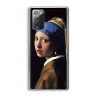 The Pearl Earring: Samsung Galaxy Note 20 / Note 20 5G Transparant Hoesje The Pearl Earring: Samsung Galaxy Note 20 / Note 20 5G Transparant Hoesje