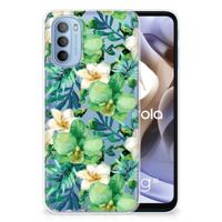 Motorola Moto G31 | G41 | TPU Case | Orchidee Groen