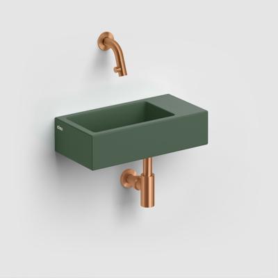 Clou Flush Fontein Zonder Kraangat Mat Pijnboom Groen Keramiek 36 cm