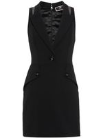 Elisabetta Franchi robe courte en crêpe - Noir