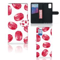 Samsung Galaxy A02s | M02s | Book Cover | Pink Macarons