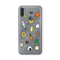Happy bento friends: Samsung Galaxy A11 Transparant Hoesje