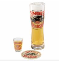 Harley-Davidson 1970s Racer Pilsner & Shot Glazen Cadeau Set