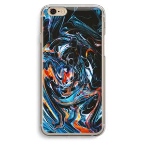 Black Unicorn: iPhone 6 / 6S Transparant Hoesje