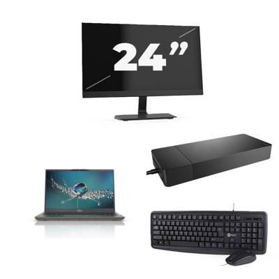 Fujitsu Lifebook U7411 - Intel Core i5-11e Generatie - 14 inch - 16GB RAM - 256GB SSD - Windows 11 Home + 1x 24 inch Monitor Fujitsu Lifebook U7411 - Intel Core i5-11e Generatie - 14 inch - 16GB RAM - 256GB SSD - Windows 11 Home + 1x 24 inch Monitor