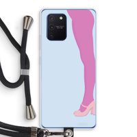 Pink panty: Samsung Galaxy Note 10 Lite Transparant Hoesje met koord