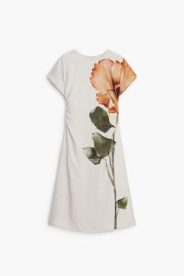 Bloemenjurk - BROWN - M