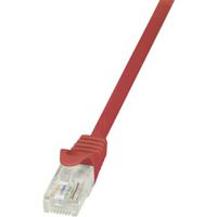 LogiLink CP2094U RJ45 Netwerkkabel, patchkabel CAT 6 U/UTP 10.00 m Rood Snagless 1 stuk(s)