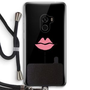 Kusje: Xiaomi Mi Mix 2 Transparant Hoesje met koord