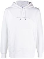 C.P. Company hoodie en coton stretch à imprimé graphique - Blanc