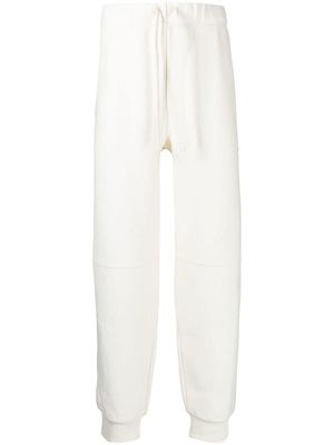 Carhartt WIP pantalon de jogging en coton mélangé à lien de resserrage - Blanc