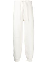 Carhartt WIP pantalon de jogging en coton mélangé à lien de resserrage - Blanc