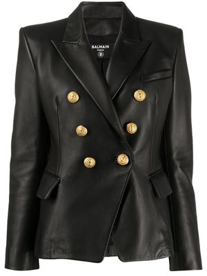 Balmain veste à boutonnière - Noir