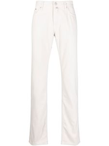 Jacob Cohën pantalon à coupe droite - Blanc