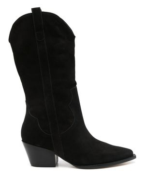 Sarah Chofakian bottines Estee d'inspiration western - Noir