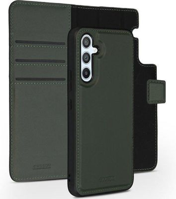 AccezzPremium Leather 2 in 1 Wallet Bookcase Samsung Galaxy A54 (5G) Telefoonhoesje Groen